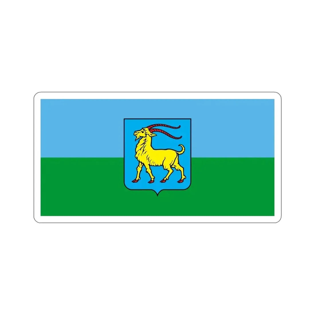Flag of Istria County Croatia STICKER Vinyl Die-Cut Decal - The Sticker Space