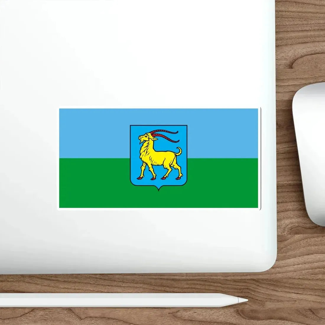 Flag of Istria County Croatia STICKER Vinyl Die-Cut Decal - The Sticker Space