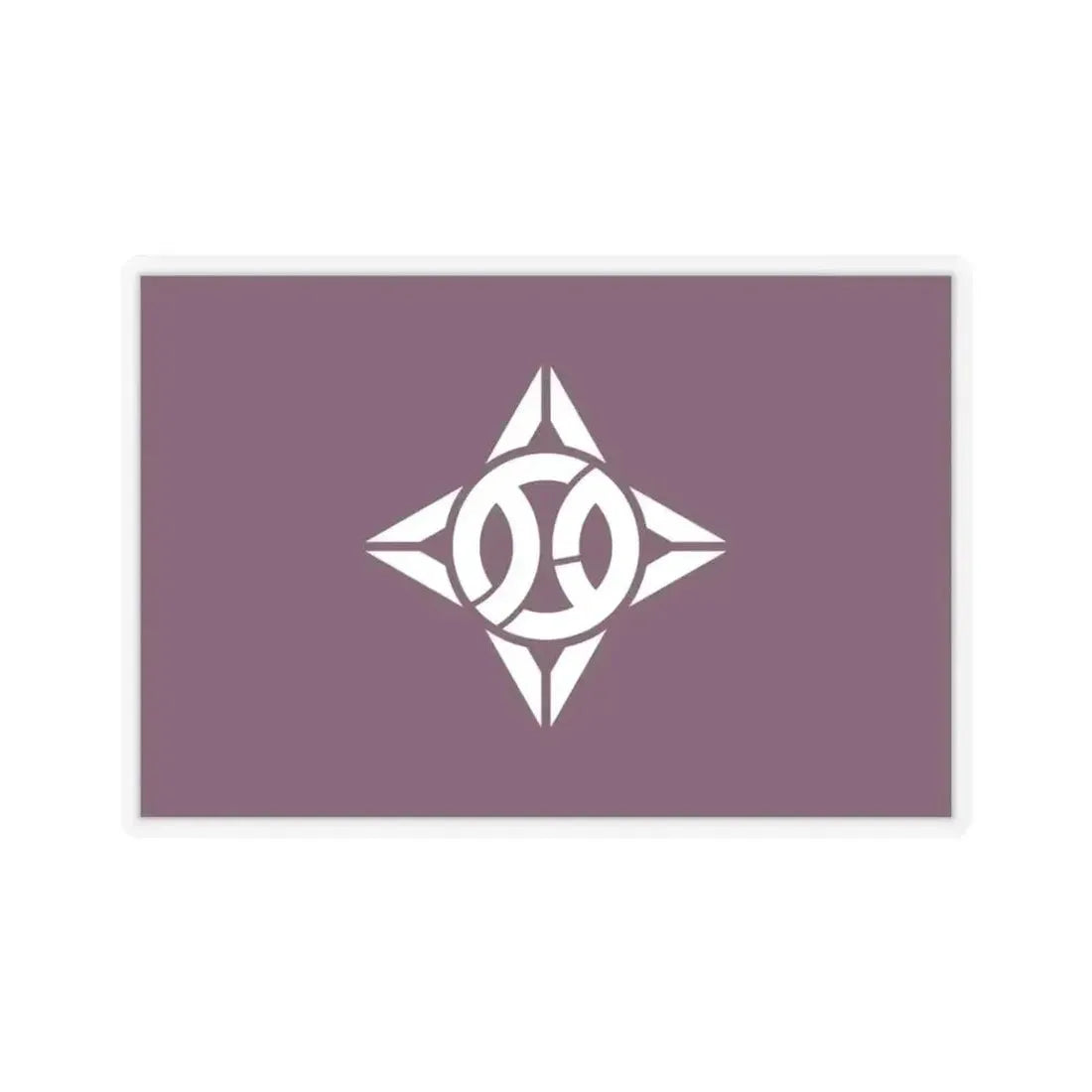 Flag of Itabashi Tokyo Japan - STICKER Vinyl Kiss-Cut Decal 3 Inch Transparent - The Sticker Space