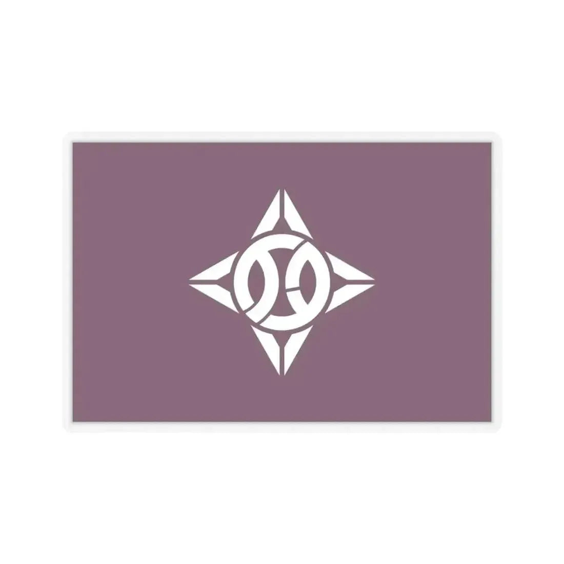 Flag of Itabashi Tokyo Japan - STICKER Vinyl Kiss-Cut Decal 4 Inch Transparent - The Sticker Space