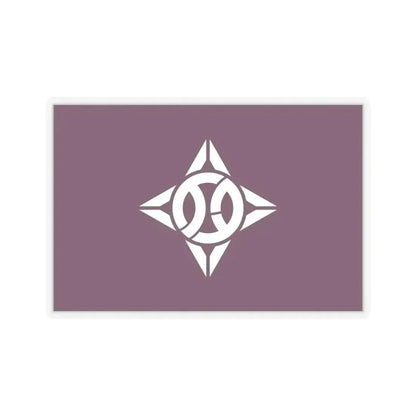 Flag of Itabashi Tokyo Japan - STICKER Vinyl Kiss-Cut Decal 6 Inch Transparent - The Sticker Space