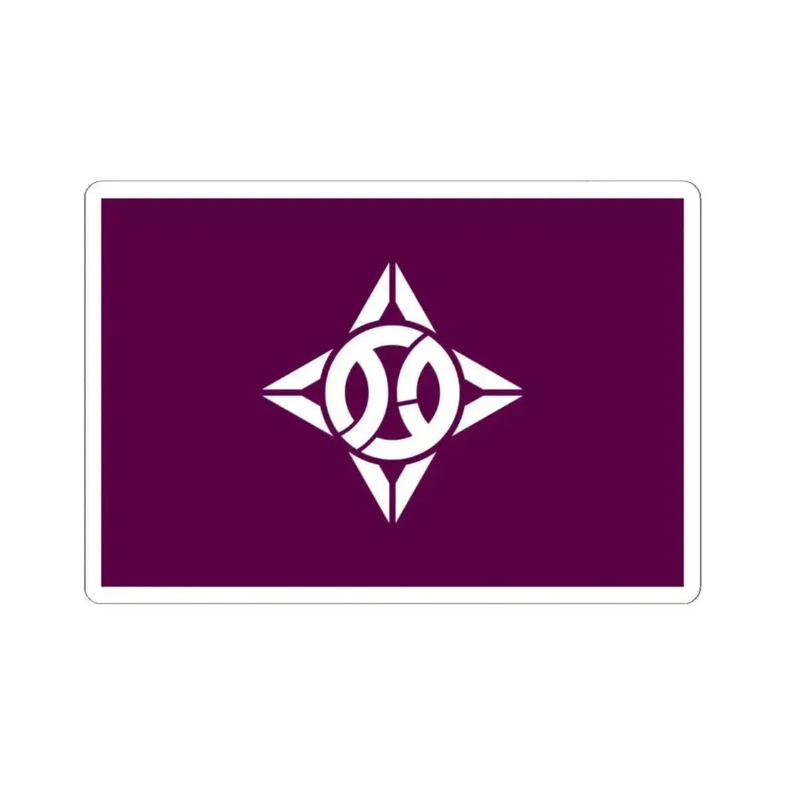 Flag of Itabashi Tokyo Japan - STICKER Vinyl Kiss-Cut Decal 6 Inch White - The Sticker Space