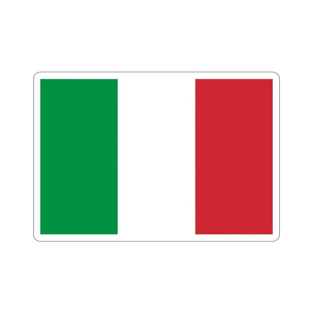 Flag of Italy STICKER Vinyl Die-Cut Decal 2 Inch - The Sticker Space