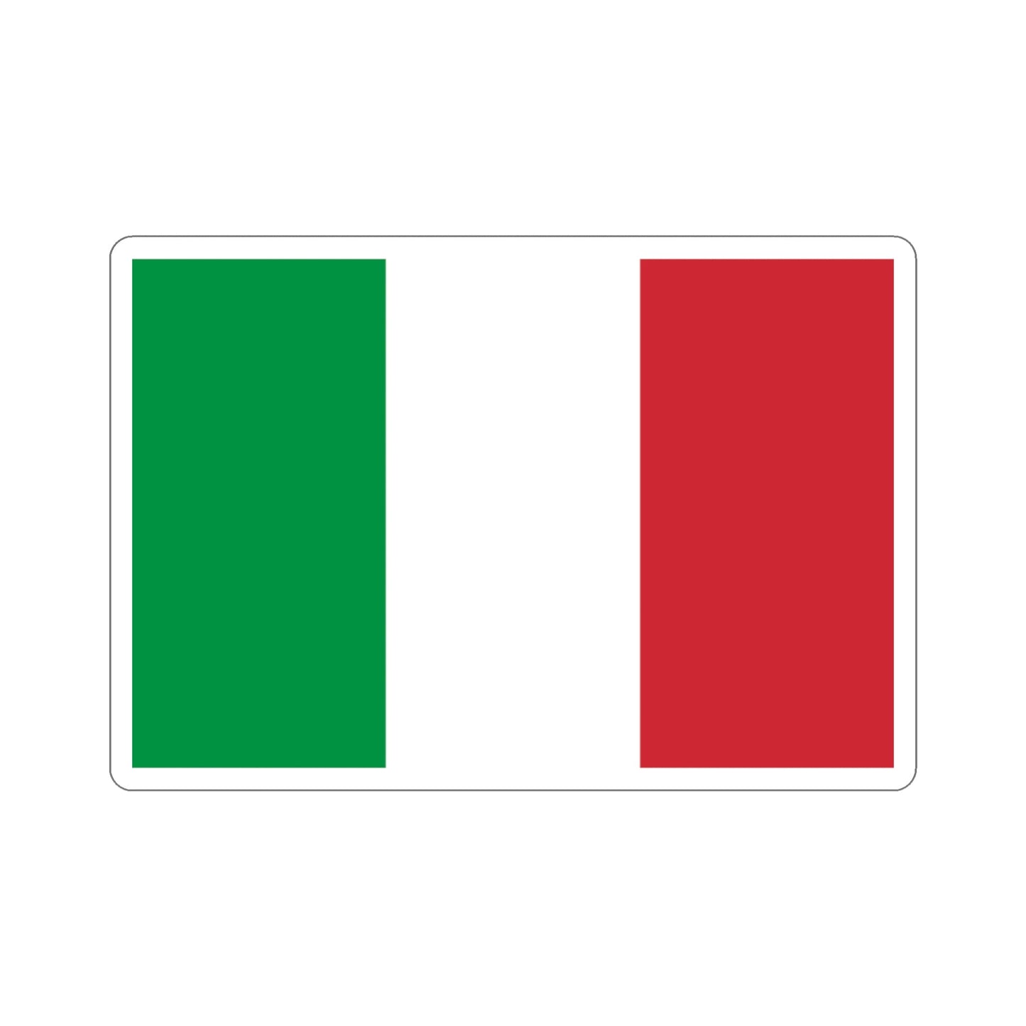 Flag of Italy STICKER Vinyl Die-Cut Decal-3 Inch-The Sticker Space