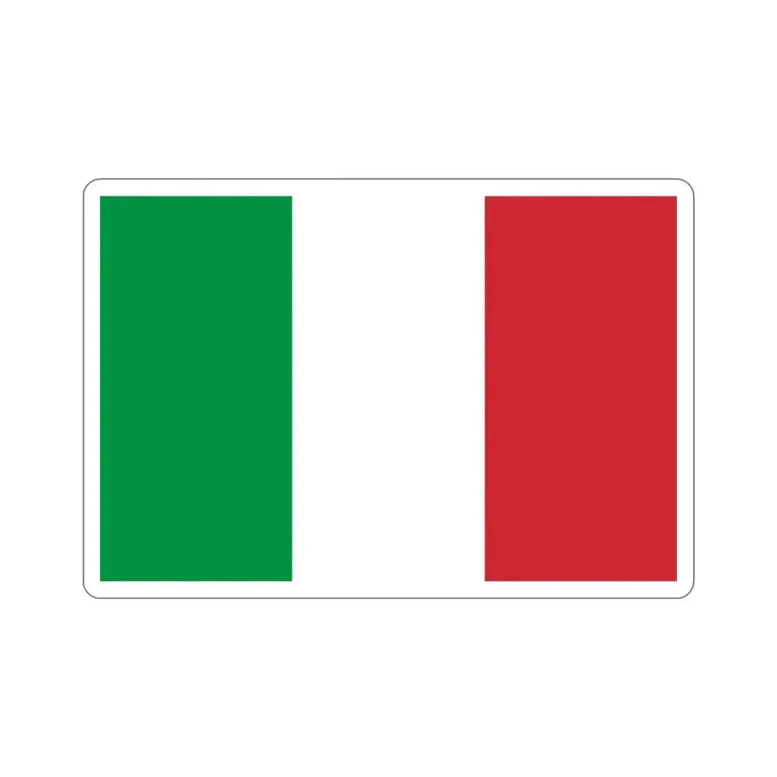 Flag of Italy STICKER Vinyl Die-Cut Decal 5 Inch - The Sticker Space