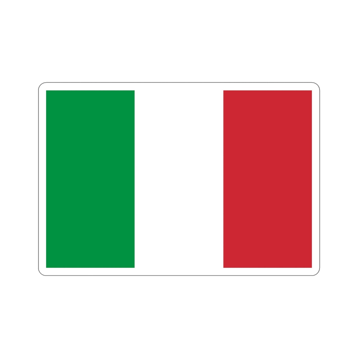 Flag of Italy STICKER Vinyl Die-Cut Decal-6 Inch-The Sticker Space