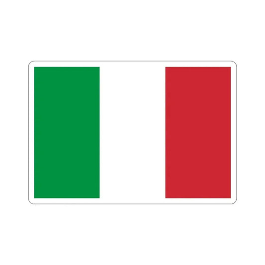 Flag of Italy STICKER Vinyl Die-Cut Decal 6 Inch - The Sticker Space
