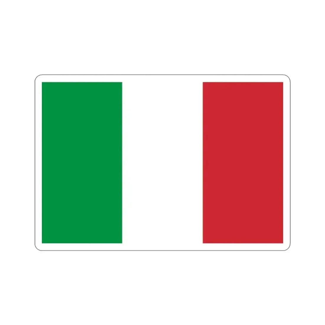 Flag of Italy STICKER Vinyl Die-Cut Decal - The Sticker Space