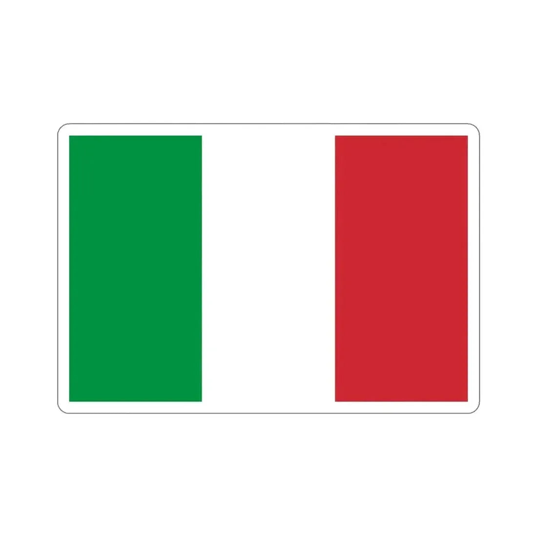 Flag of Italy STICKER Vinyl Die-Cut Decal - The Sticker Space