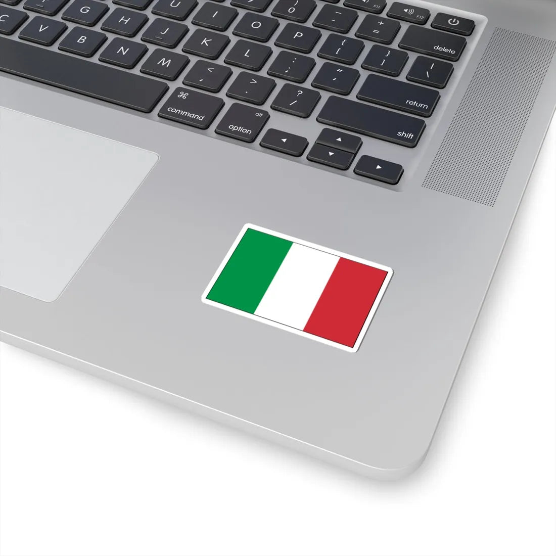 Flag of Italy with border (Italy) STICKER Vinyl Kiss-Cut Decal - The Sticker Space