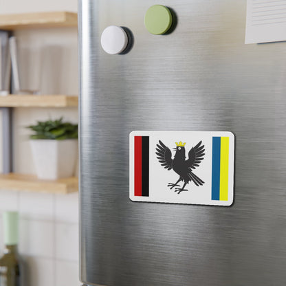 Flag of Ivano Frankivsk Oblast Ukraine - Die-Cut Magnet-The Sticker Space