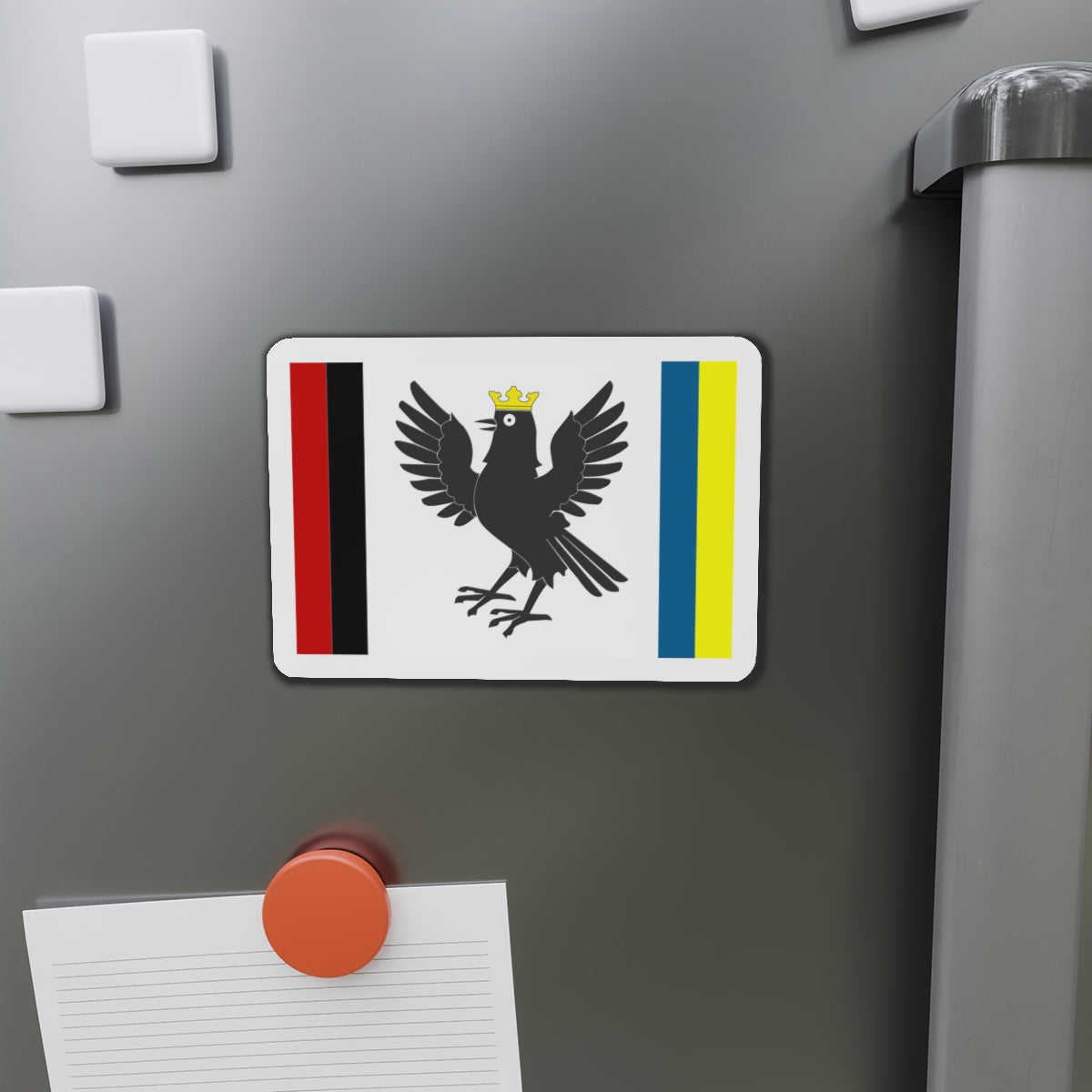 Flag of Ivano Frankivsk Oblast Ukraine - Die-Cut Magnet-The Sticker Space