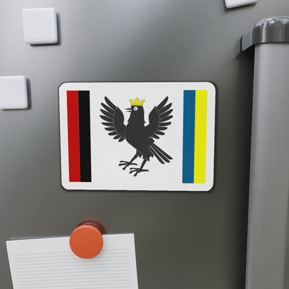 Flag of Ivano Frankivsk Oblast Ukraine - Die-Cut Magnet-The Sticker Space