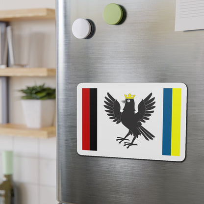 Flag of Ivano Frankivsk Oblast Ukraine - Die-Cut Magnet-The Sticker Space