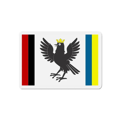 Flag of Ivano Frankivsk Oblast Ukraine - Refrigerator Magnet - The Sticker Space
