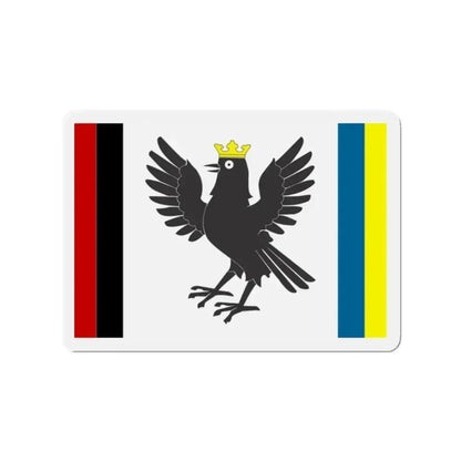 Flag of Ivano Frankivsk Oblast Ukraine - Refrigerator Magnet - The Sticker Space