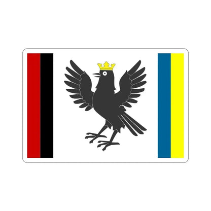 Flag of Ivano Frankivsk Oblast Ukraine STICKER Vinyl Die-Cut Decal 2 Inch - The Sticker Space