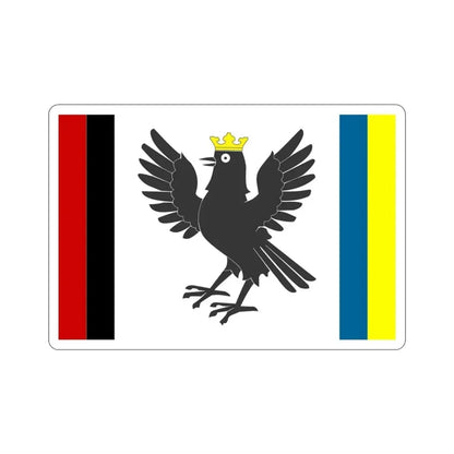 Flag of Ivano Frankivsk Oblast Ukraine STICKER Vinyl Die-Cut Decal 3 Inch - The Sticker Space