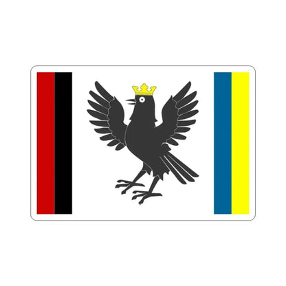 Flag of Ivano Frankivsk Oblast Ukraine STICKER Vinyl Die-Cut Decal - The Sticker Space