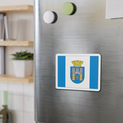 Flag of Ivano Frankivsk Ukraine - Die-Cut Magnet-The Sticker Space