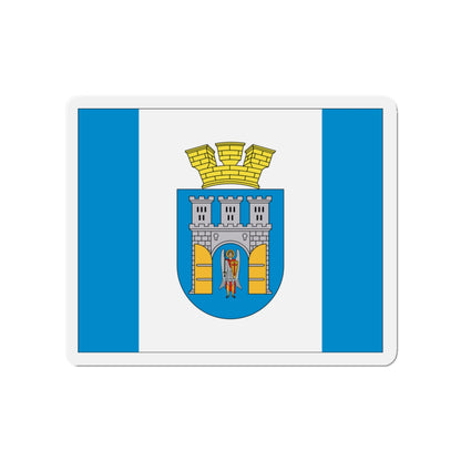 Flag of Ivano Frankivsk Ukraine - Die-Cut Magnet-3" x 3"-The Sticker Space