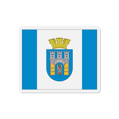 Flag of Ivano Frankivsk Ukraine - Die-Cut Magnet-6 × 6"-The Sticker Space