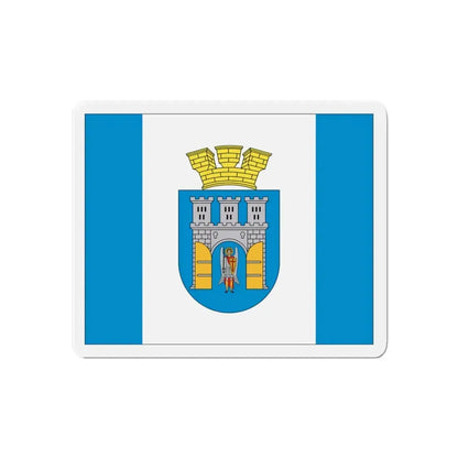Flag of Ivano Frankivsk Ukraine - Refrigerator Magnet 6 Inch - The Sticker Space