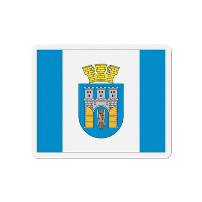 Flag of Ivano Frankivsk Ukraine - Refrigerator Magnet - The Sticker Space
