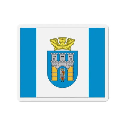 Flag of Ivano Frankivsk Ukraine - Refrigerator Magnet - The Sticker Space