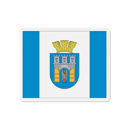 Flag of Ivano Frankivsk Ukraine - Refrigerator Magnet - The Sticker Space