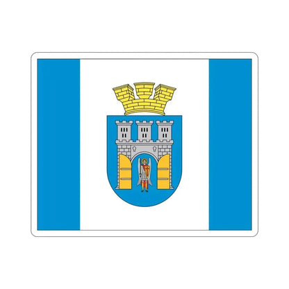 Flag of Ivano Frankivsk Ukraine STICKER Vinyl Die-Cut Decal 6 Inch - The Sticker Space