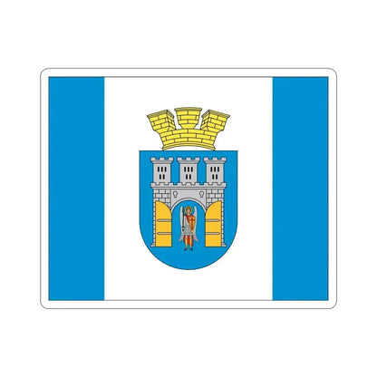 Flag of Ivano Frankivsk Ukraine STICKER Vinyl Die-Cut Decal - The Sticker Space