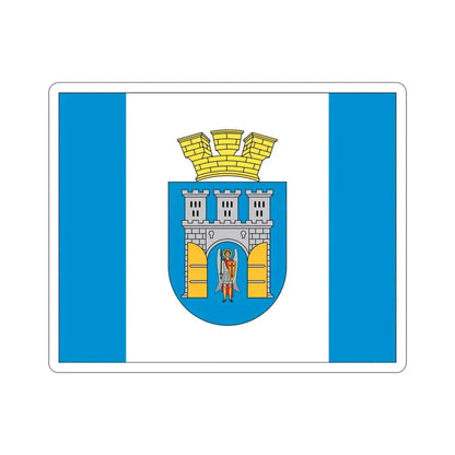 Flag of Ivano Frankivsk Ukraine STICKER Vinyl Die-Cut Decal - The Sticker Space