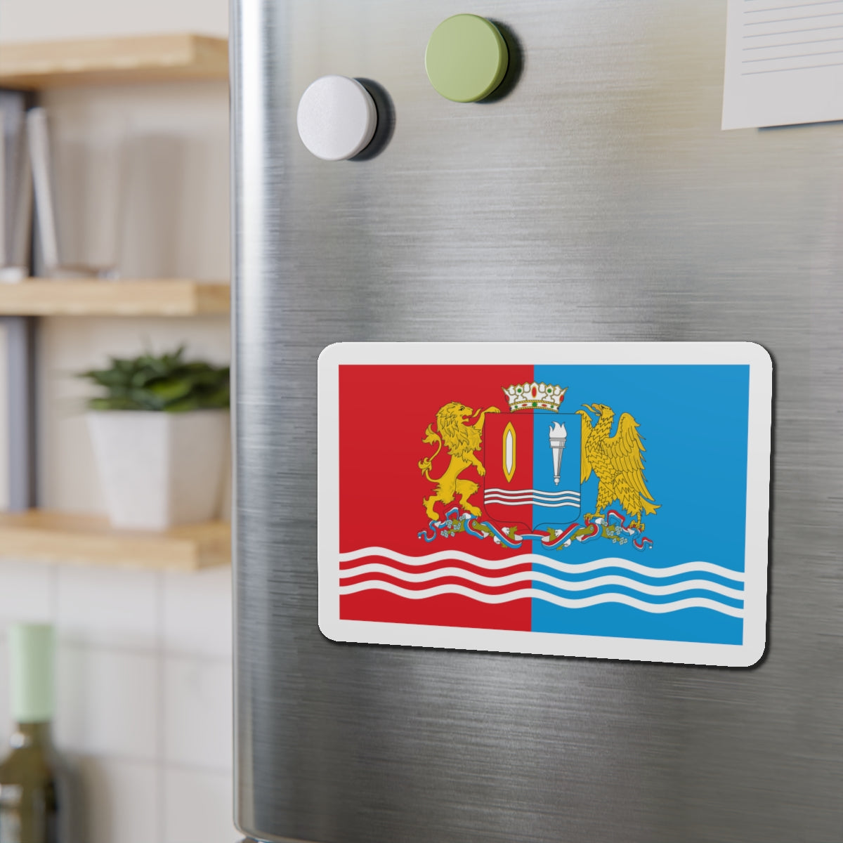 Flag of Ivanovo Oblast Russia - Die-Cut Magnet-The Sticker Space