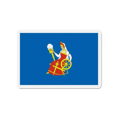 Flag of Ivanovo Russia - Refrigerator Magnet 3 Inch - The Sticker Space