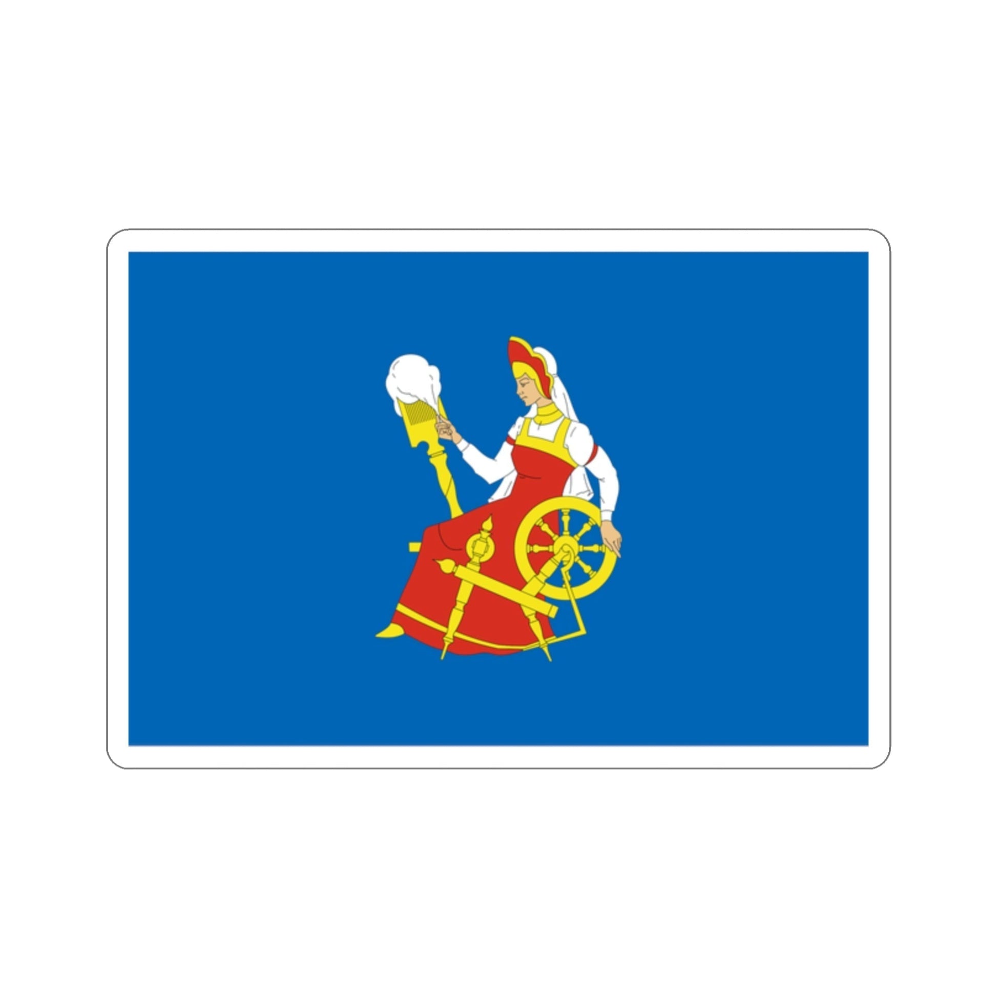 Flag of Ivanovo Russia STICKER Vinyl Die-Cut Decal-2 Inch-The Sticker Space