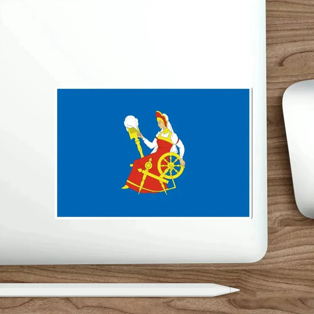 Flag of Ivanovo Russia STICKER Vinyl Die-Cut Decal - The Sticker Space