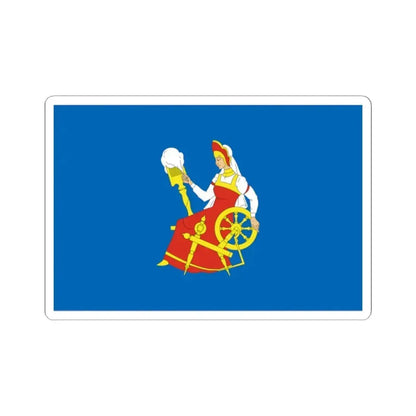 Flag of Ivanovo Russia - STICKER Vinyl Kiss-Cut Decal 2 Inch White - The Sticker Space