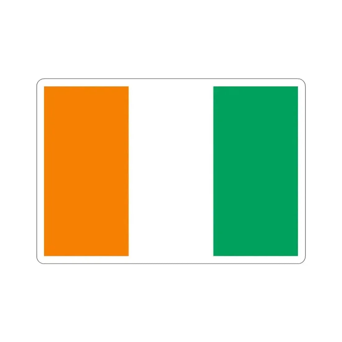 Flag of Ivory Coast STICKER Vinyl Die-Cut Decal 2 Inch - The Sticker Space
