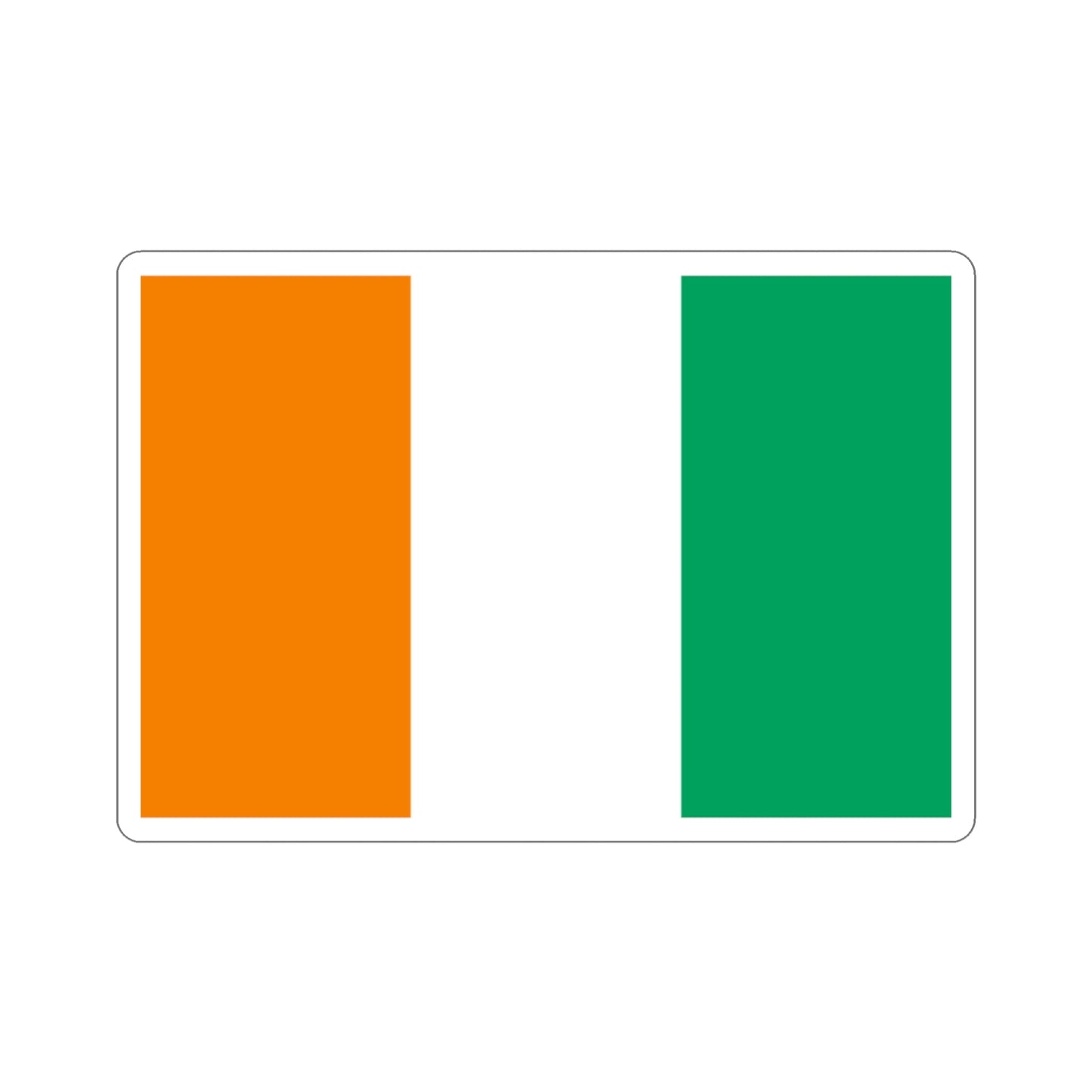 Flag of Ivory Coast STICKER Vinyl Die-Cut Decal-2 Inch-The Sticker Space