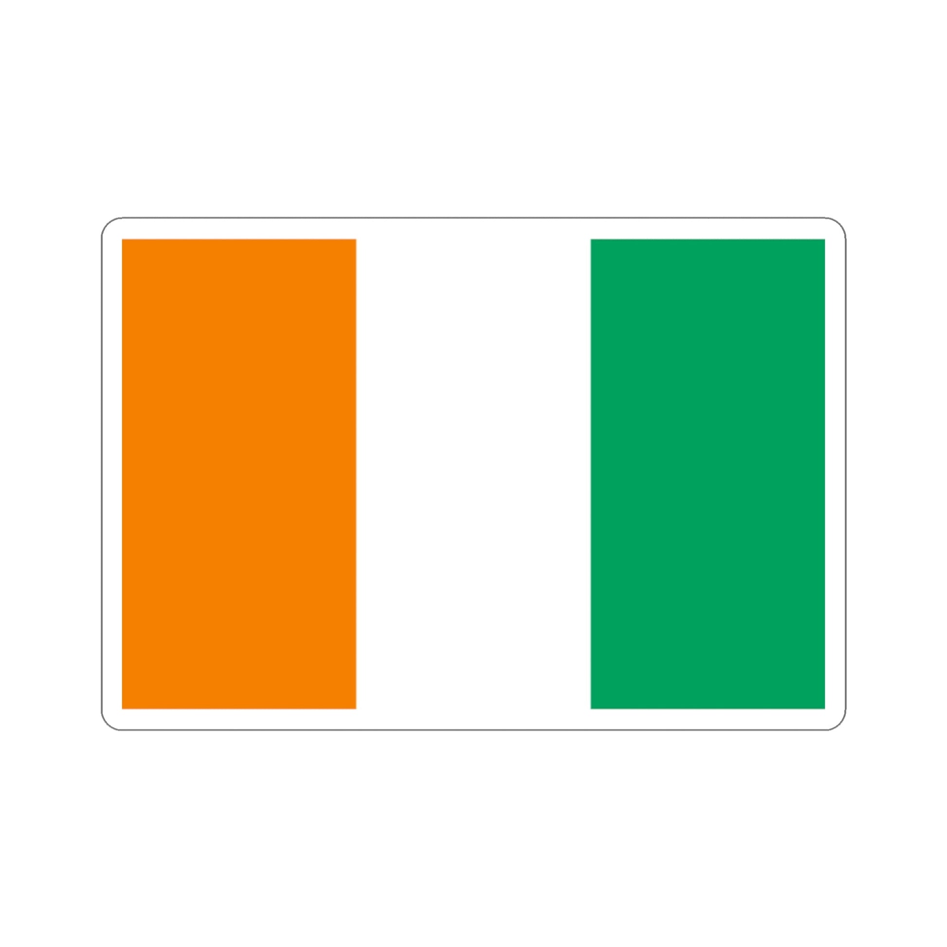 Flag of Ivory Coast STICKER Vinyl Die-Cut Decal-2 Inch-The Sticker Space