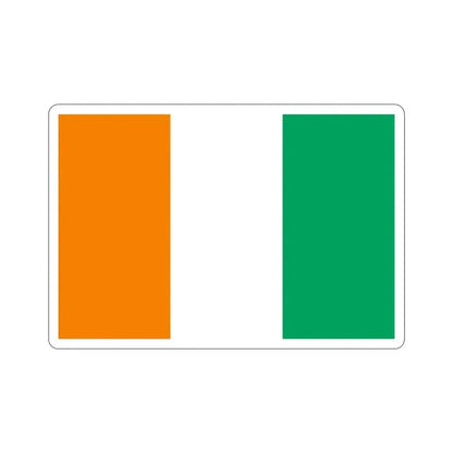 Flag of Ivory Coast STICKER Vinyl Die-Cut Decal 4 Inch - The Sticker Space