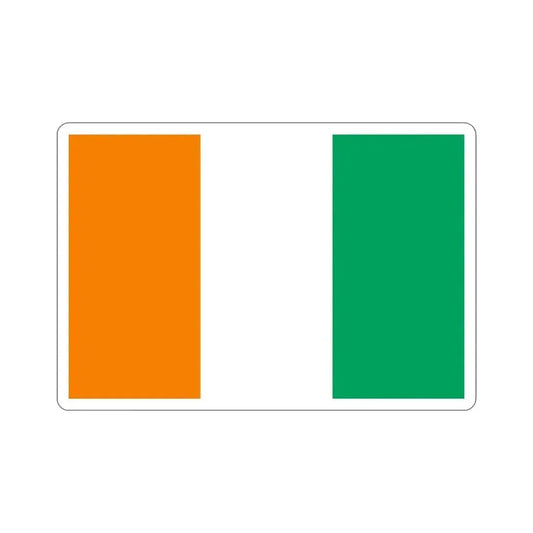 Flag of Ivory Coast STICKER Vinyl Die-Cut Decal 6 Inch - The Sticker Space