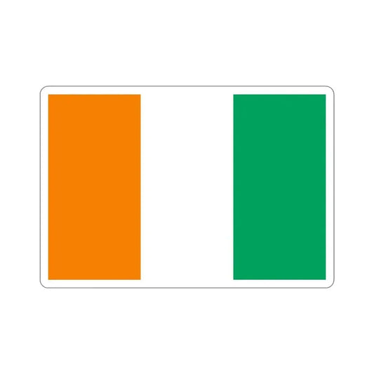 Flag of Ivory Coast STICKER Vinyl Die-Cut Decal 6 Inch - The Sticker Space