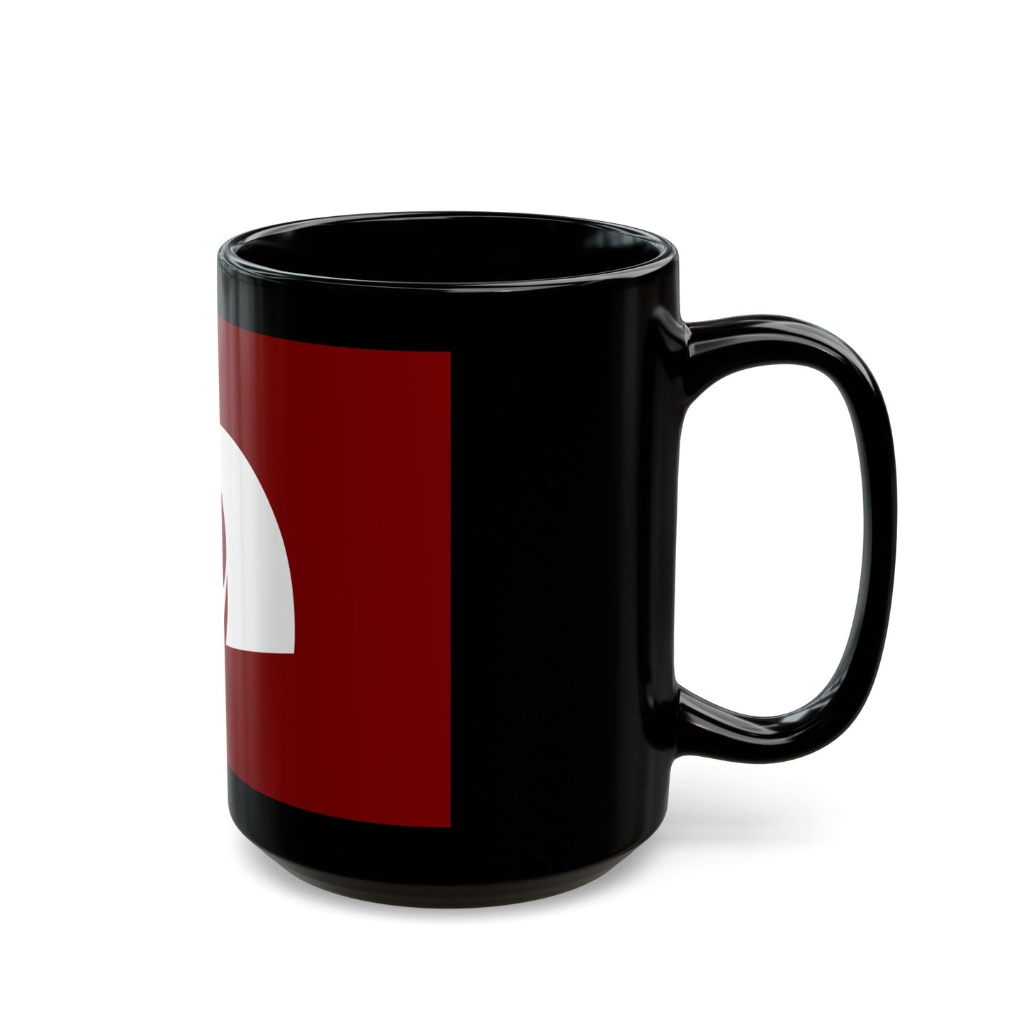 Flag of Iwaki Fukushima Japan - Black Coffee Mug-The Sticker Space