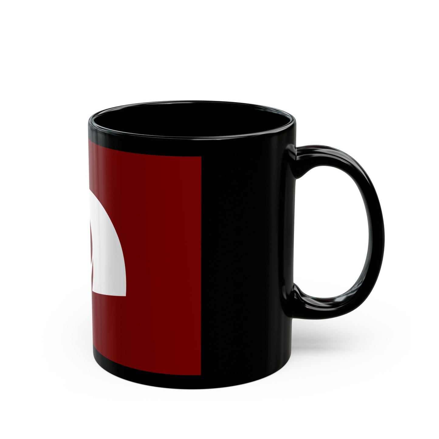 Flag of Iwaki Fukushima Japan - Black Coffee Mug-The Sticker Space