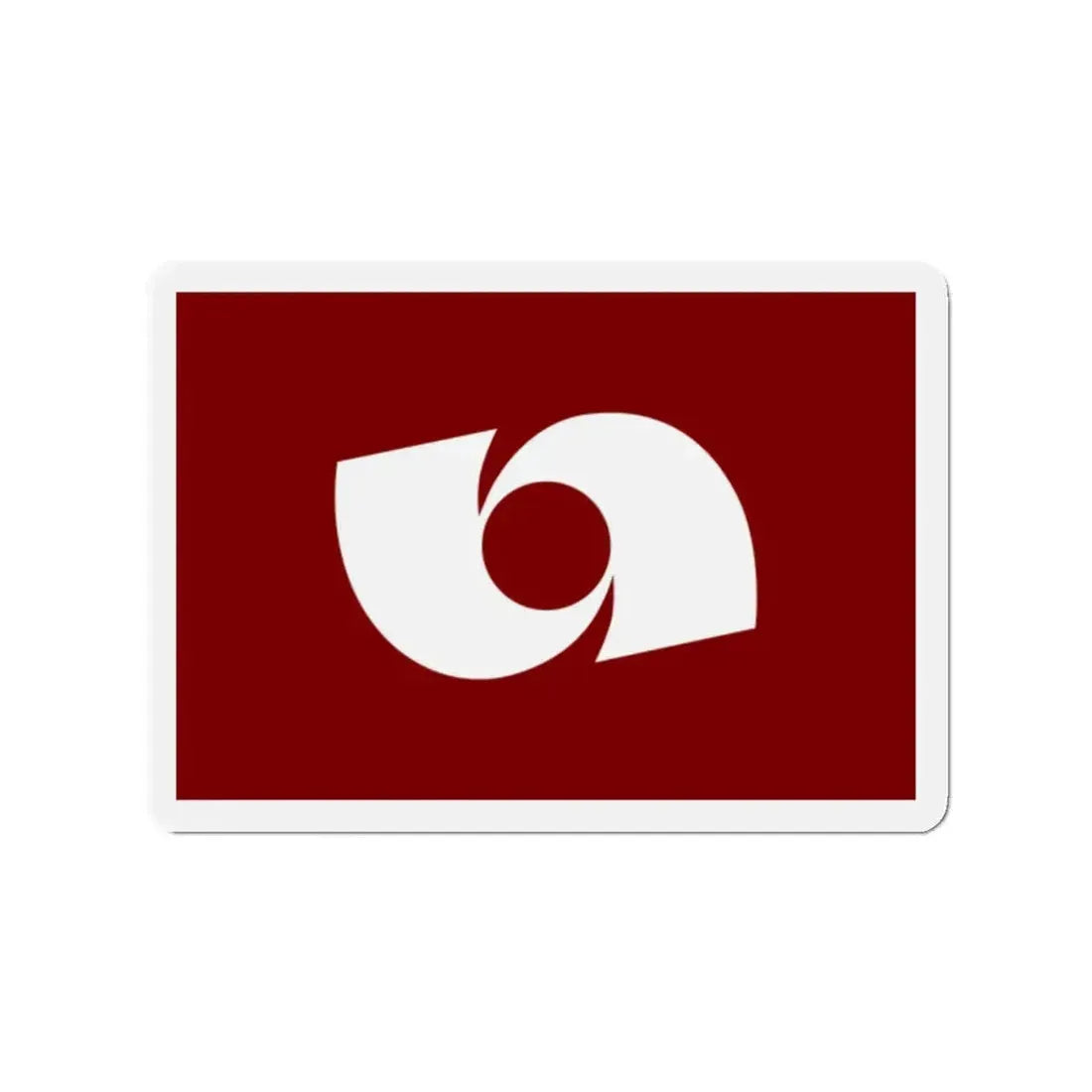 Flag of Iwaki Fukushima Japan - Refrigerator Magnet 2 Inch - The Sticker Space