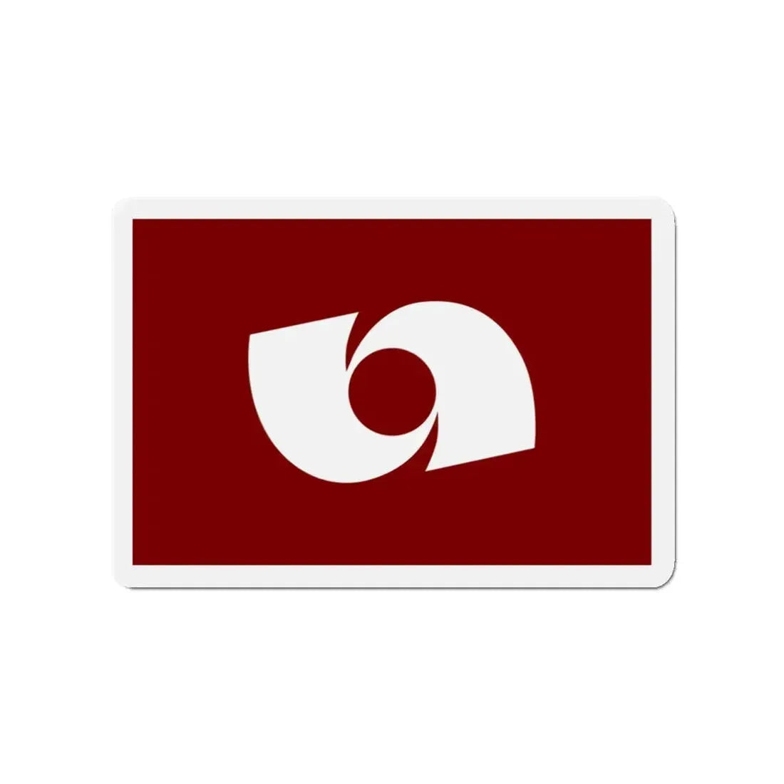 Flag of Iwaki Fukushima Japan - Refrigerator Magnet 3 Inch - The Sticker Space