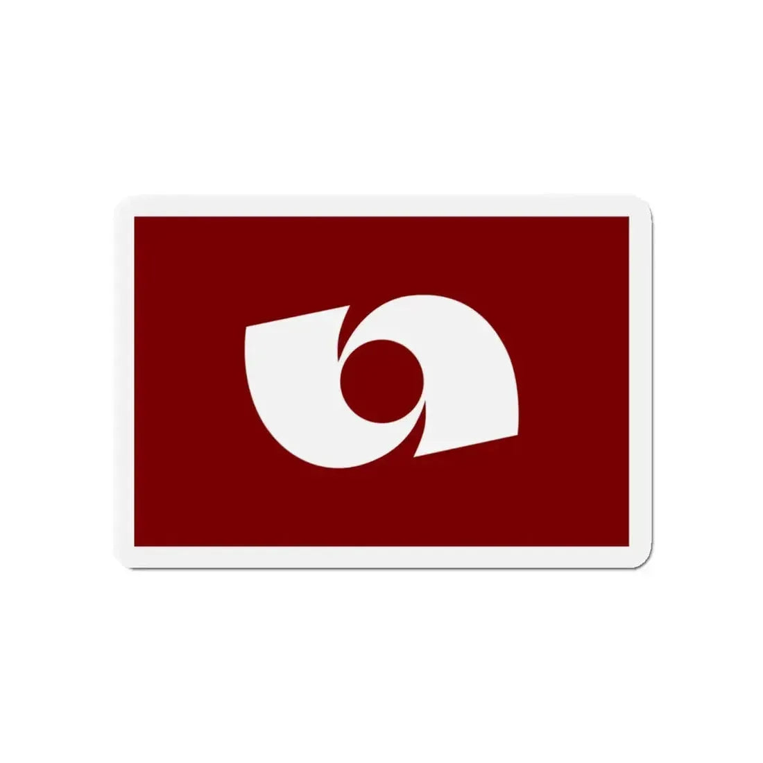 Flag of Iwaki Fukushima Japan - Refrigerator Magnet 4 Inch - The Sticker Space