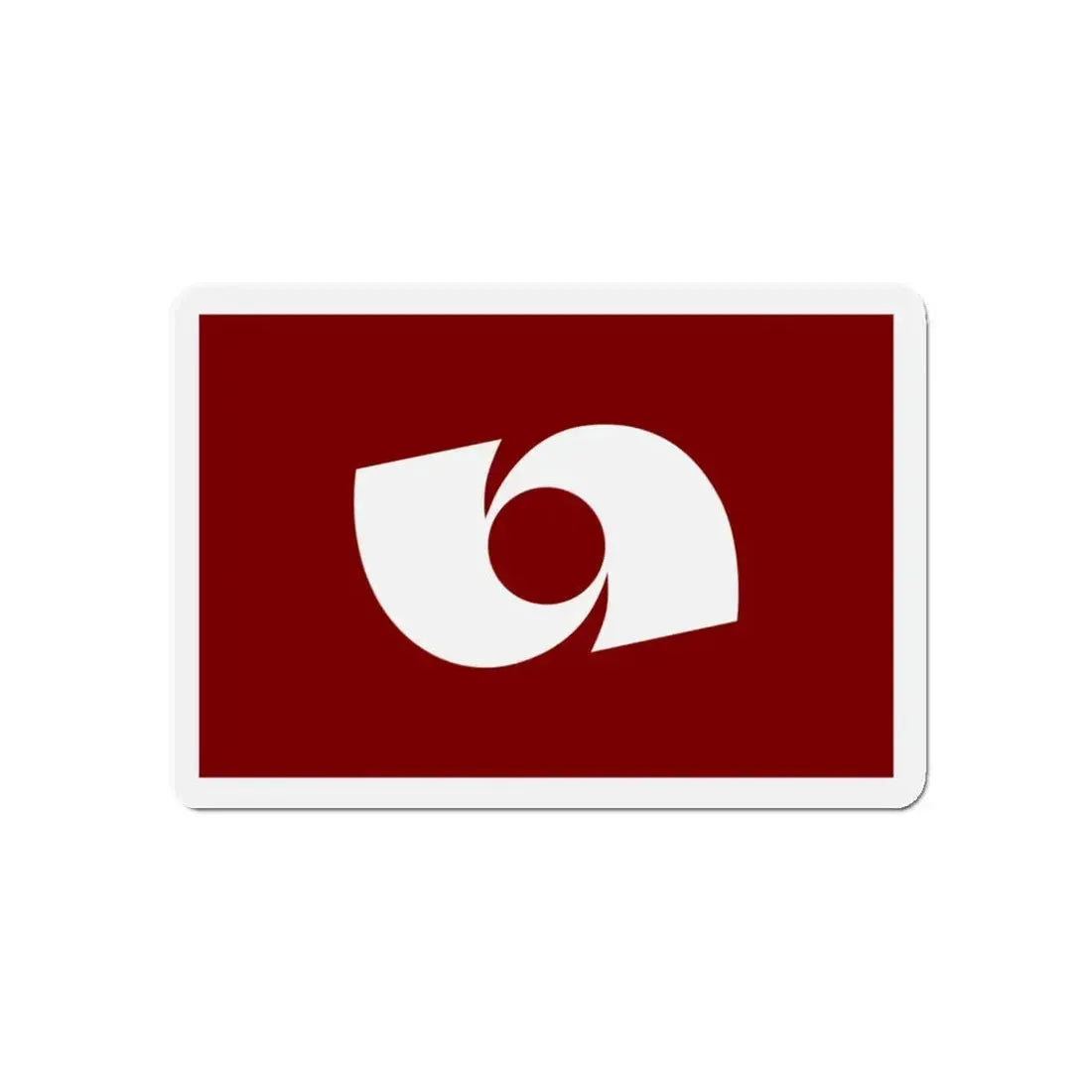 Flag of Iwaki Fukushima Japan - Refrigerator Magnet 5 Inch - The Sticker Space